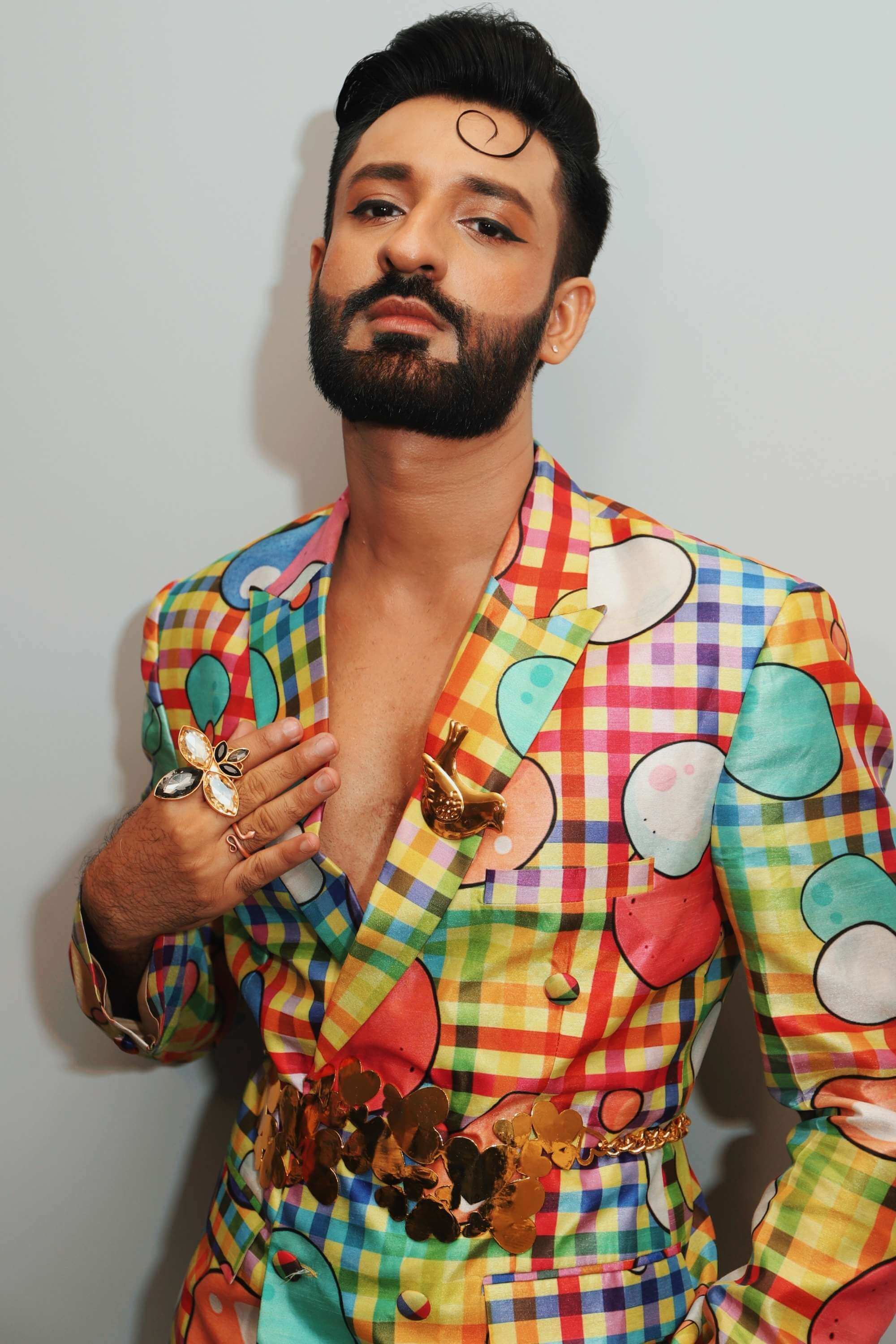 MADRAS CHECK SUIT